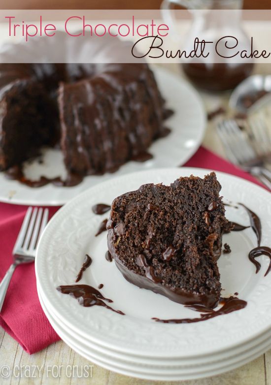 Easy Triple Chocolate Bundt Cake - My Recipe Magic