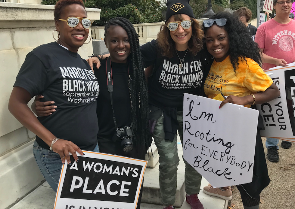I Caught Up With 10 Squads At The March for Black Women And This Is What They Told Me