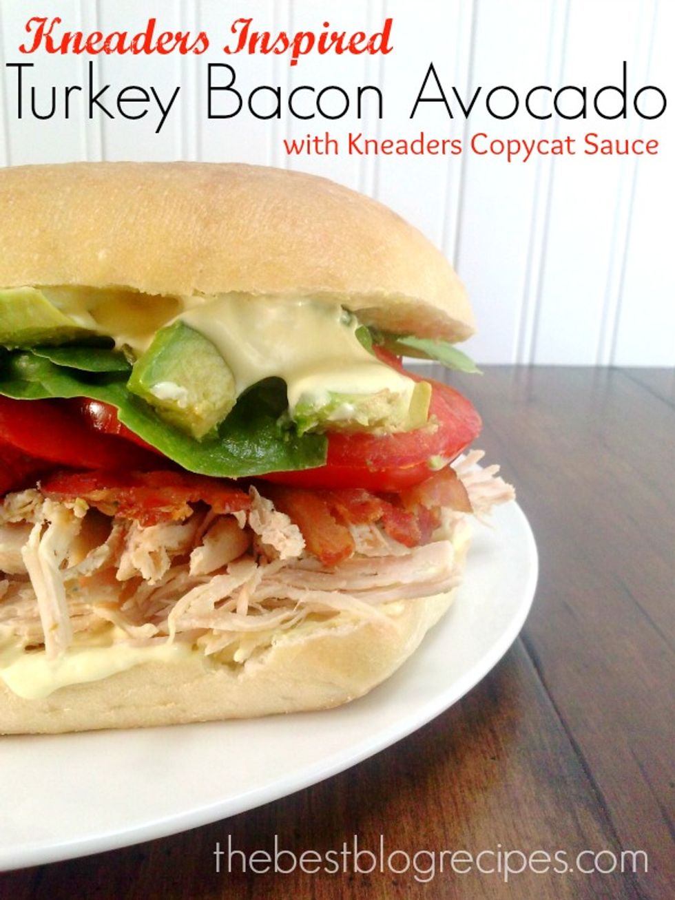 Turkey Bacon Avocado Sandwich w/ copycat Kneaders Sauce! My Recipe Magic