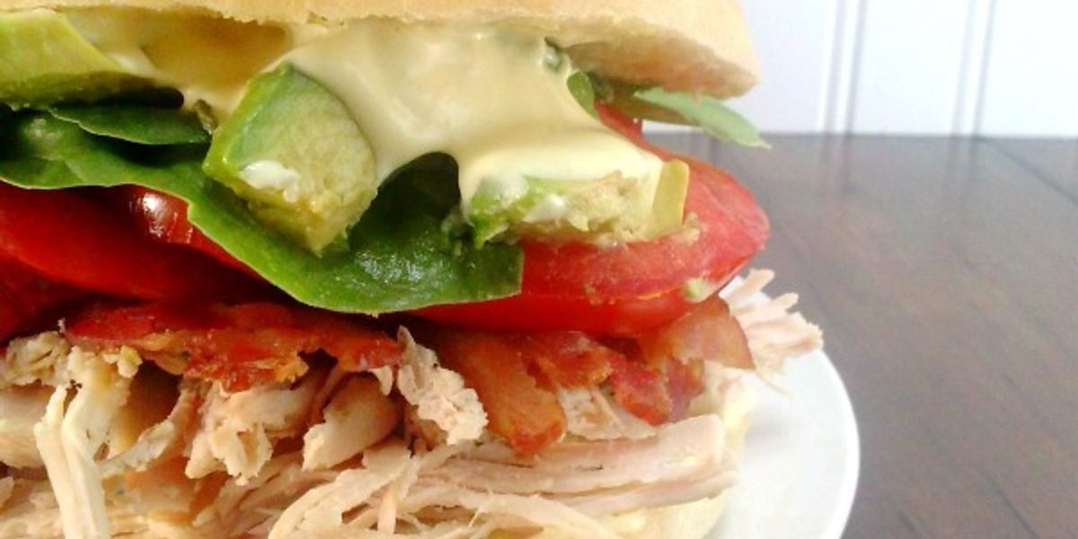 Turkey Bacon Avocado Sandwich w/ copycat Kneaders Sauce! My Recipe Magic