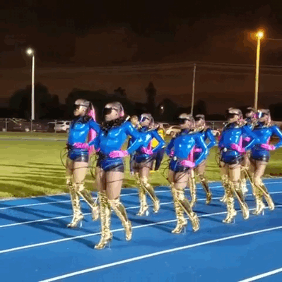 This High School Dance Team's Uniforms Are Snatching Edges & The Internet Can't Take It