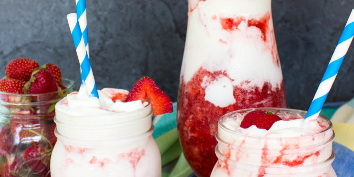 Strawberries & Cream Daiquiris My Recipe Magic