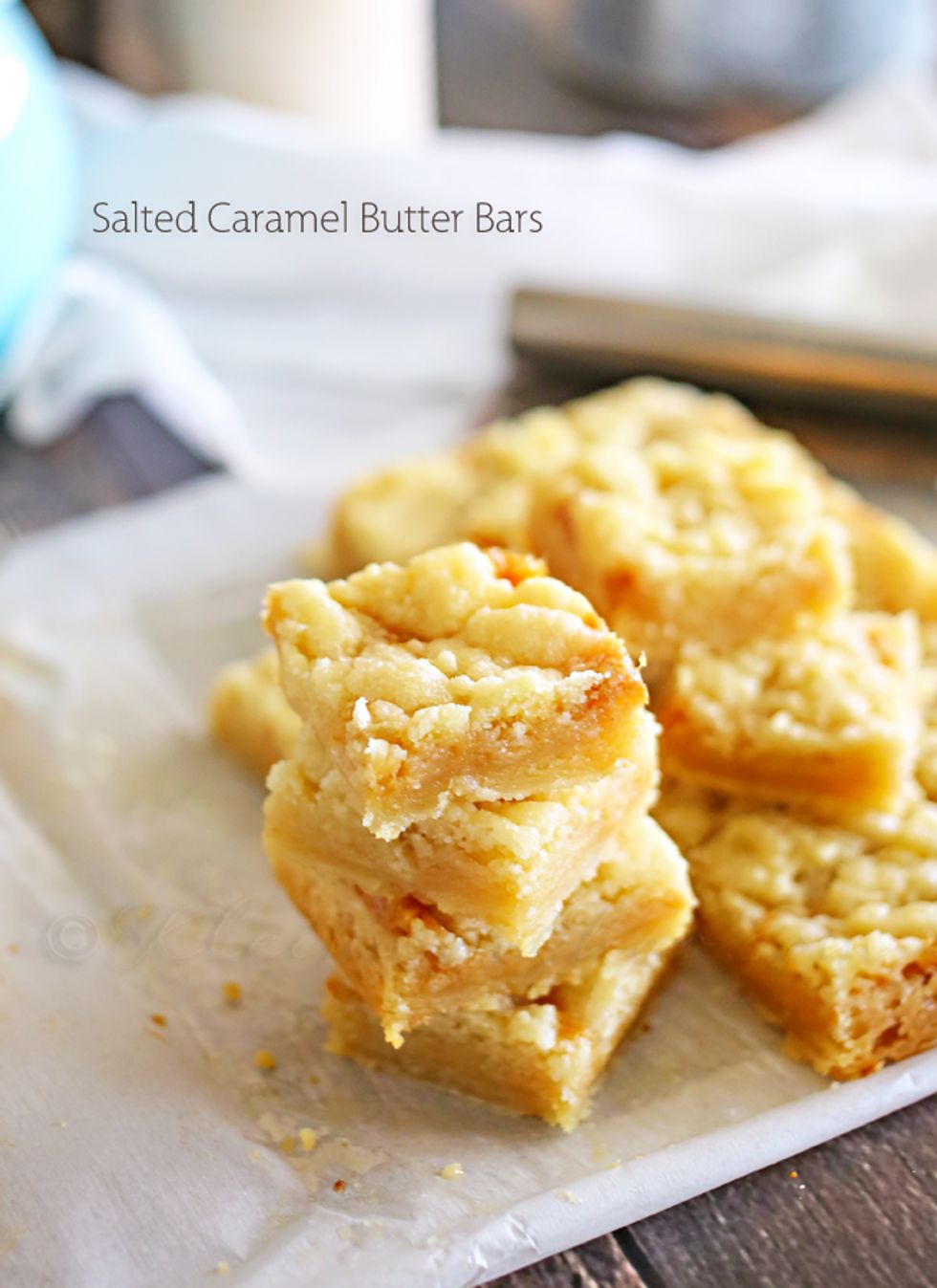 Easy Salted Caramel Butter Bars - My Recipe Magic