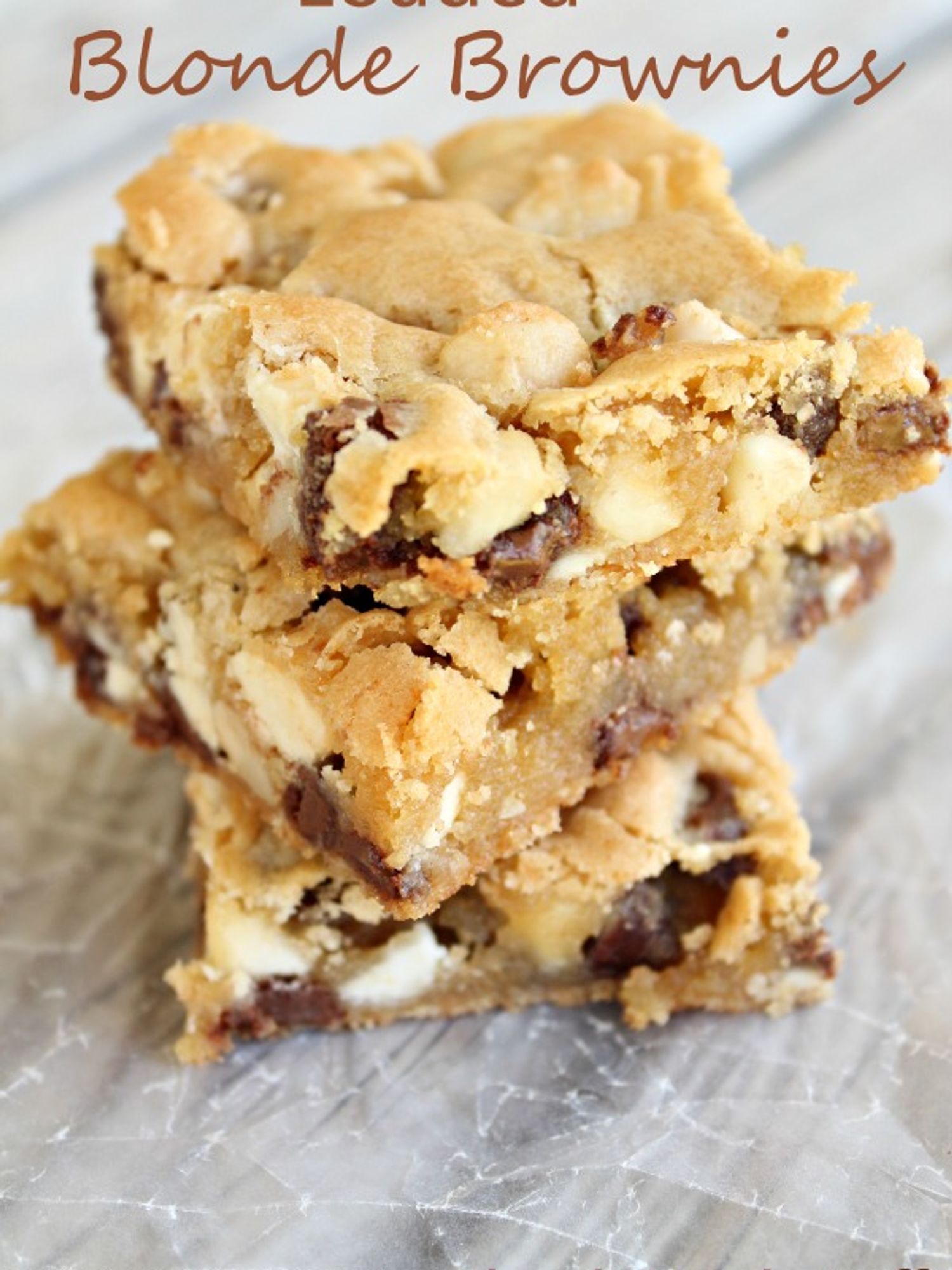 Loaded Blonde Brownies Recipe My Recipe Magic