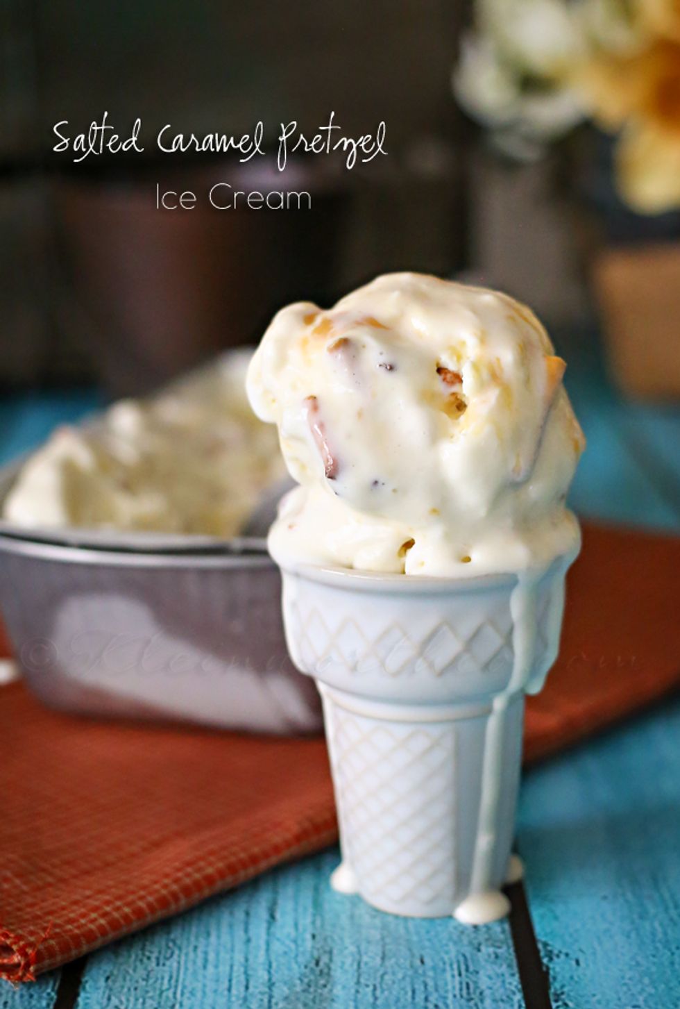 Salted Caramel Pretzel Ice Cream My Recipe Magic