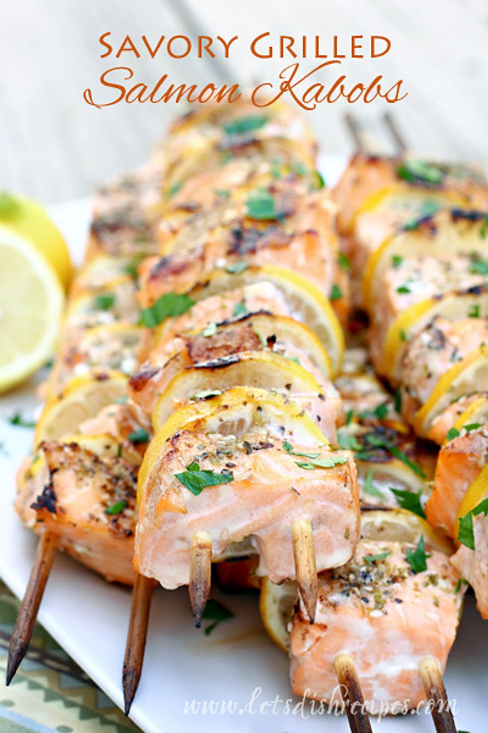 Savory Grilled Salmon Kabobs My Recipe Magic