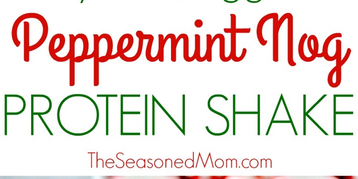 Peppermint Nog Protein Shake - My Recipe Magic
