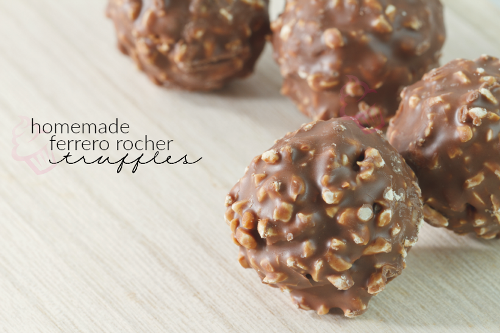 Homemade Ferrero Rocher Hazelnut Truffles My Recipe Magic
