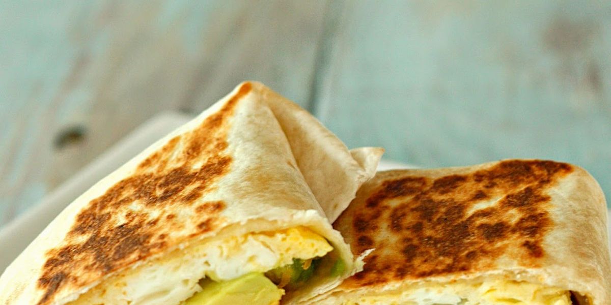 Ham, Egg and Avocado Breakfast Burrito My Recipe Magic