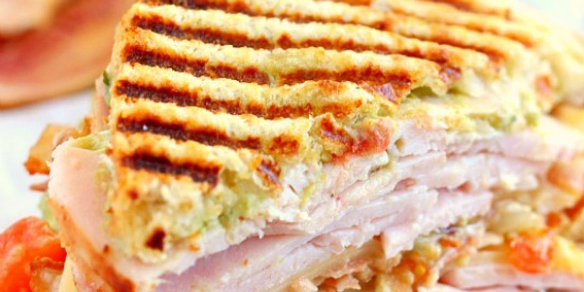 Turkey, Bacon and Guacamole Panini - My Recipe Magic