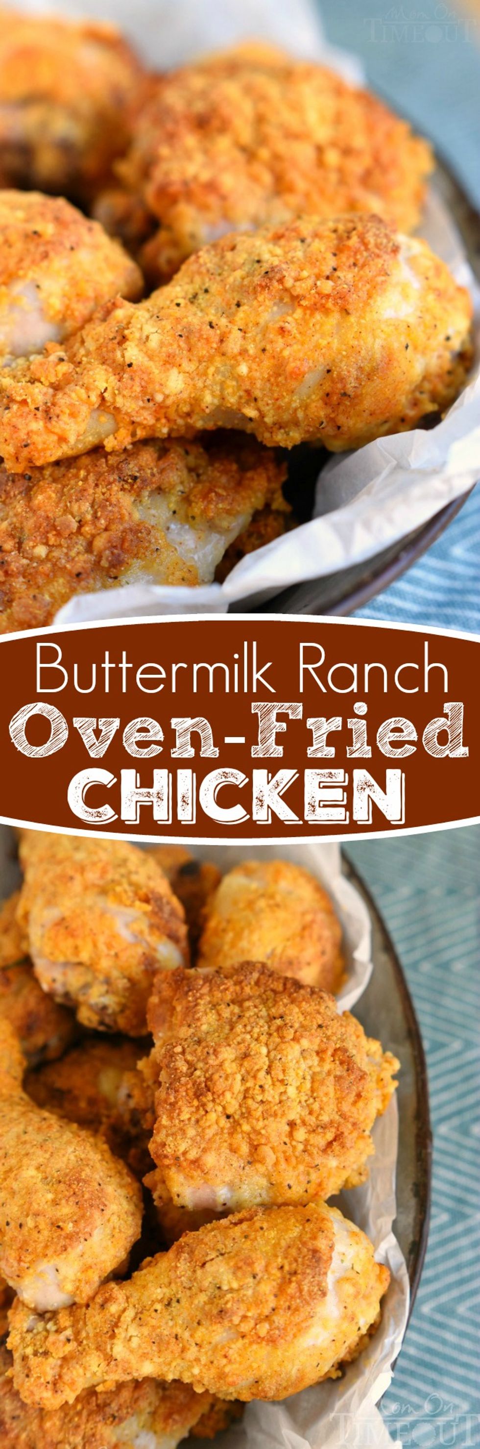 Buttermilk Ranch Oven Fried Chicken - My Recipe Magic