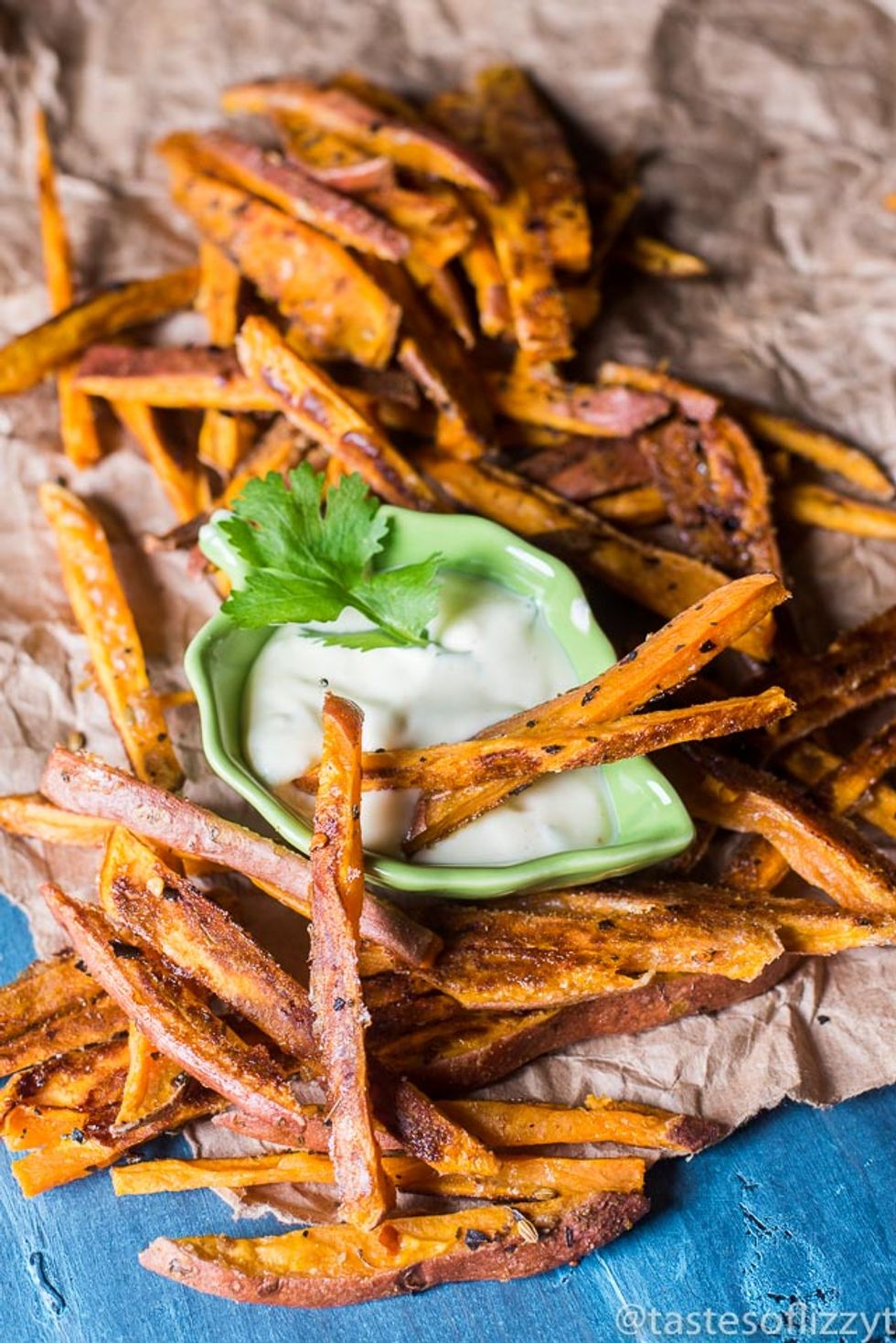 Spicy Baked Sweet Potato Fries - My Recipe Magic