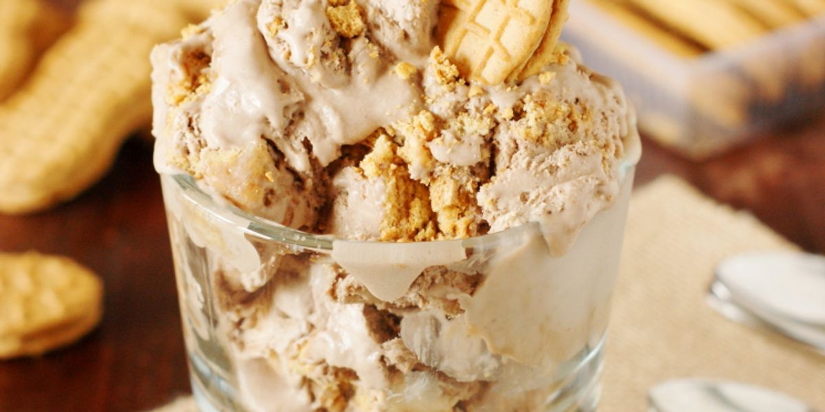 Chocolate Nutter Butter Ice Cream {No Churn} My Recipe Magic