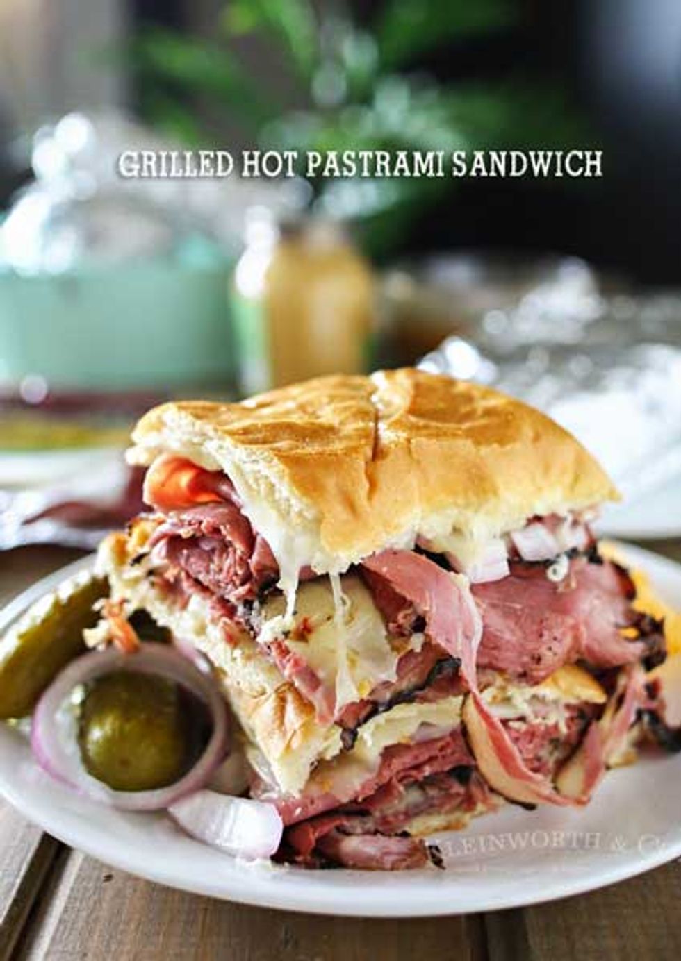 Grilled Hot Pastrami Sandwich - My Recipe Magic