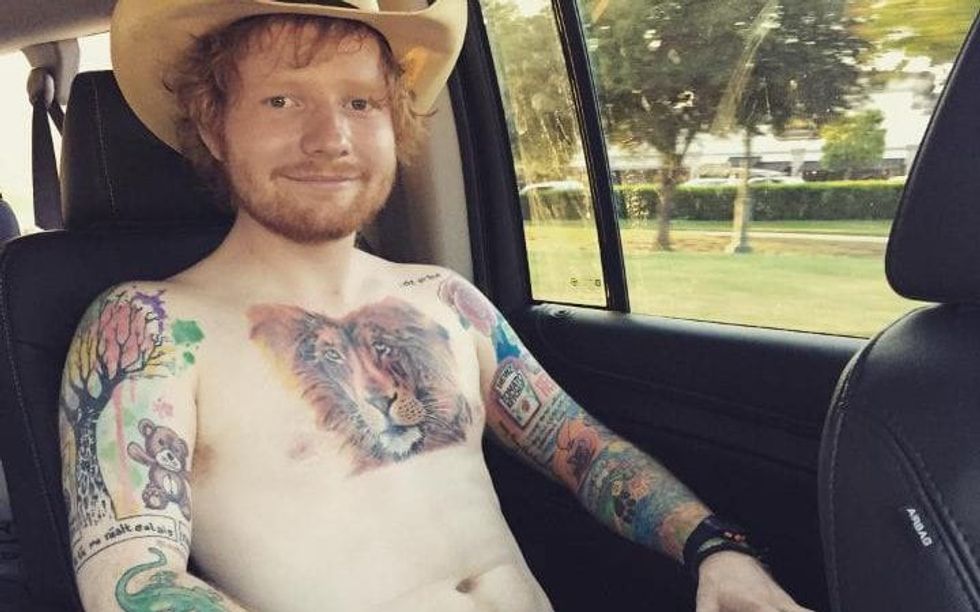 The Shape Of Ed Sheeran's Body