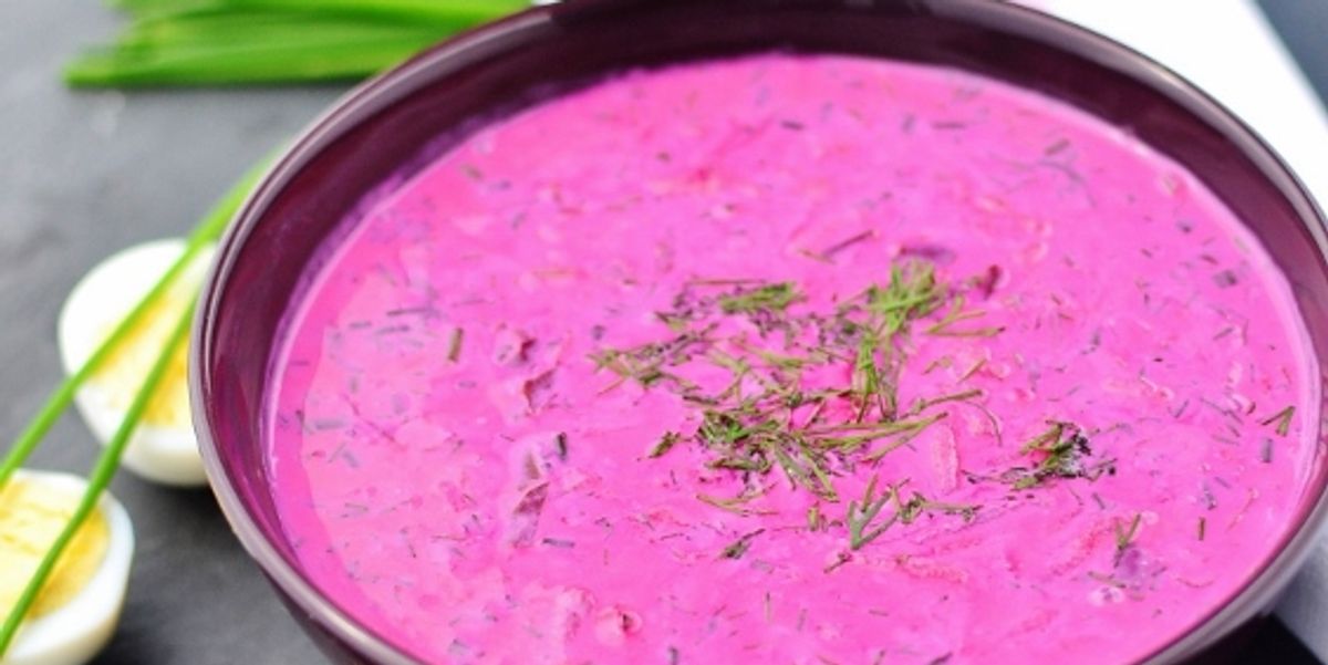 Beetroot summer soup ('chlodnik') - My Recipe Magic