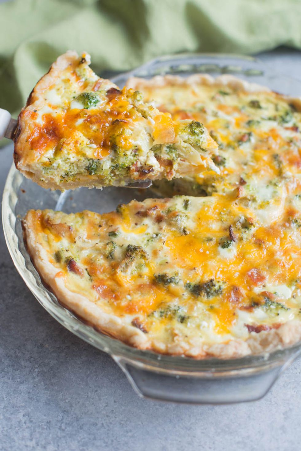 Broccoli Cheese Quiche - My Recipe Magic