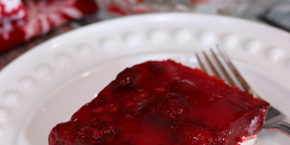 Raspberry Pretzel Jello Dessert My Recipe Magic