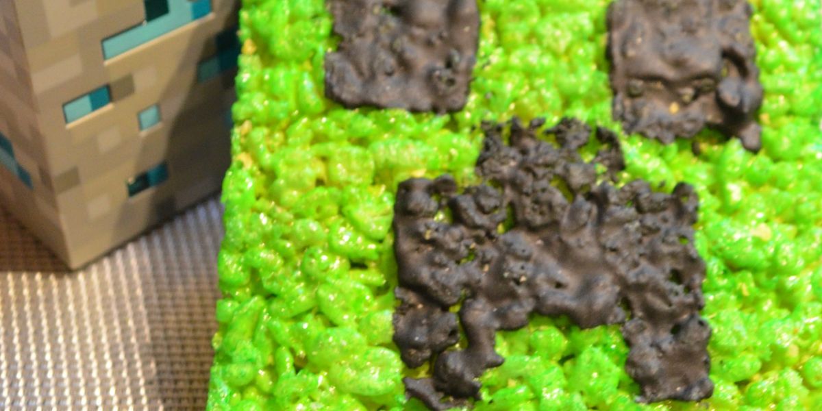 Rice Krispies Treats Minecraft Creeper Edition Original