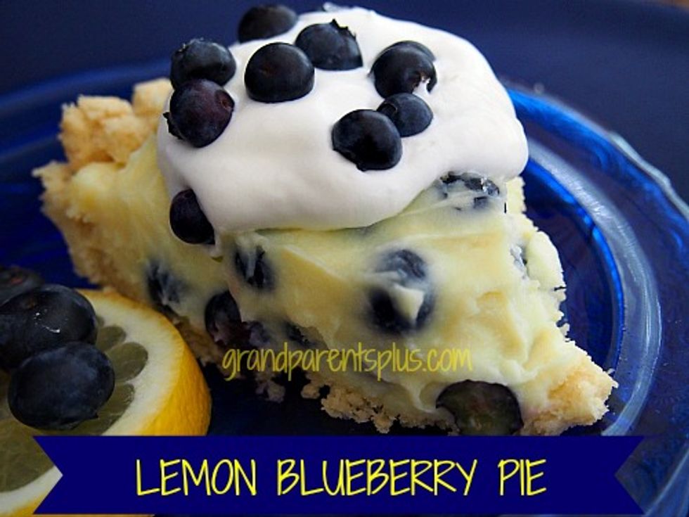 No Bake Blueberry Lemon Cream Pie Mom On Timeout