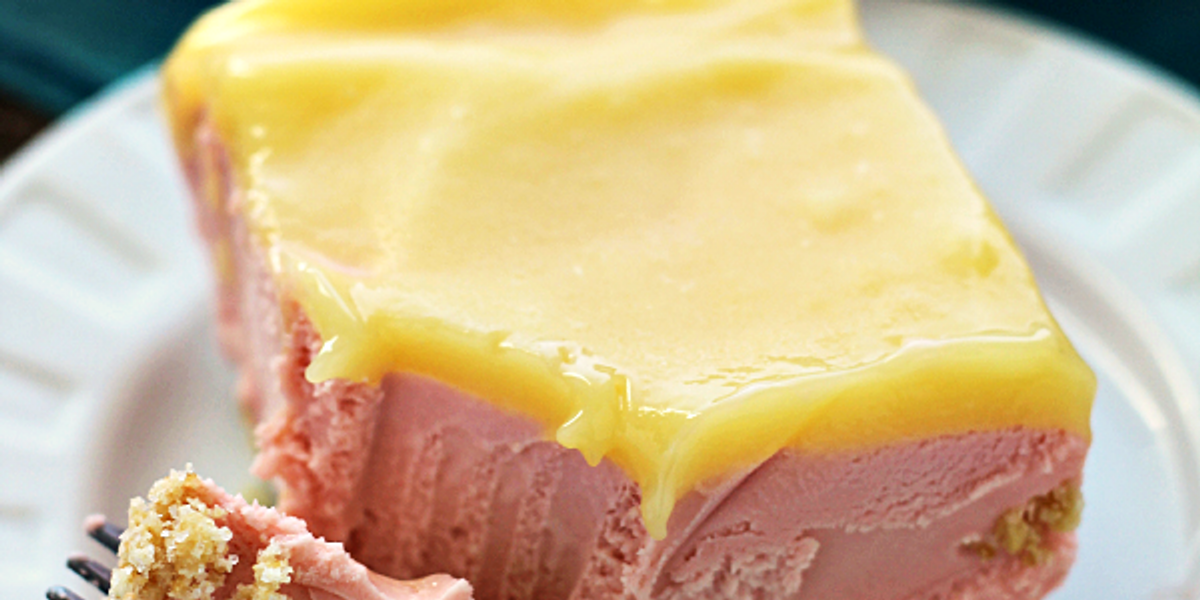 Grandma’s Lemon Raspberry Sherbet Dessert My Recipe Magic