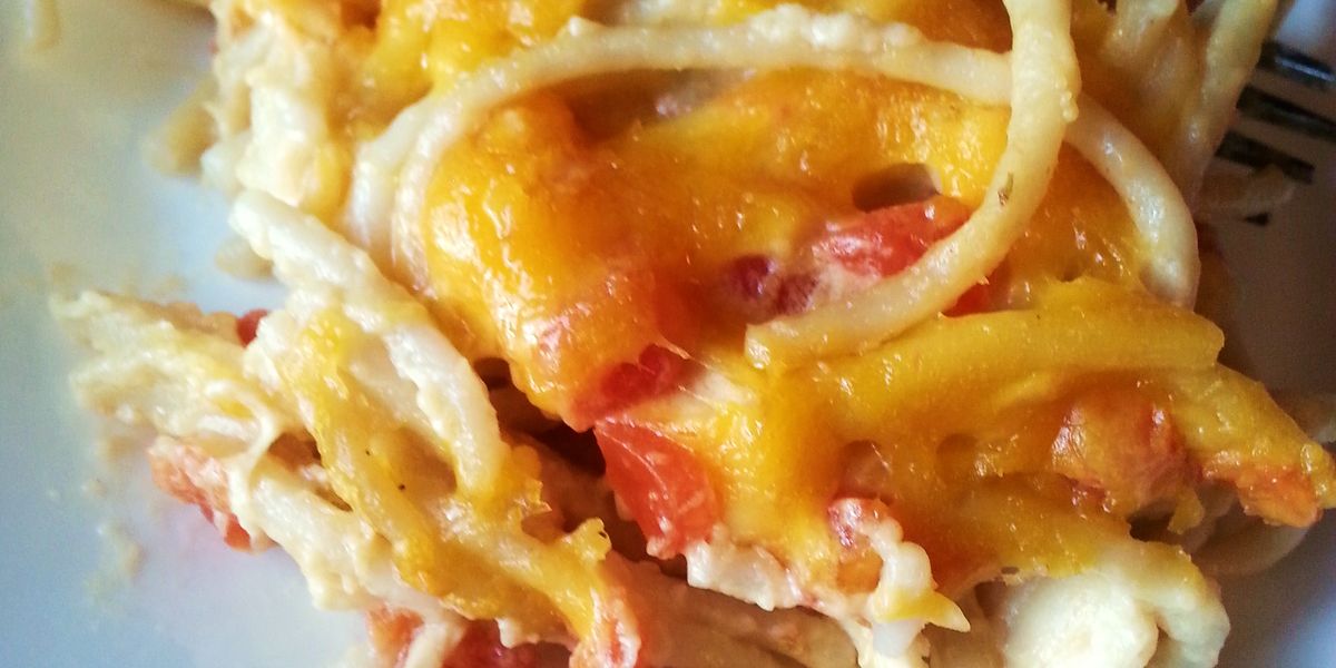Gluten Free Cheesy Chicken Spaghetti - My Recipe Magic