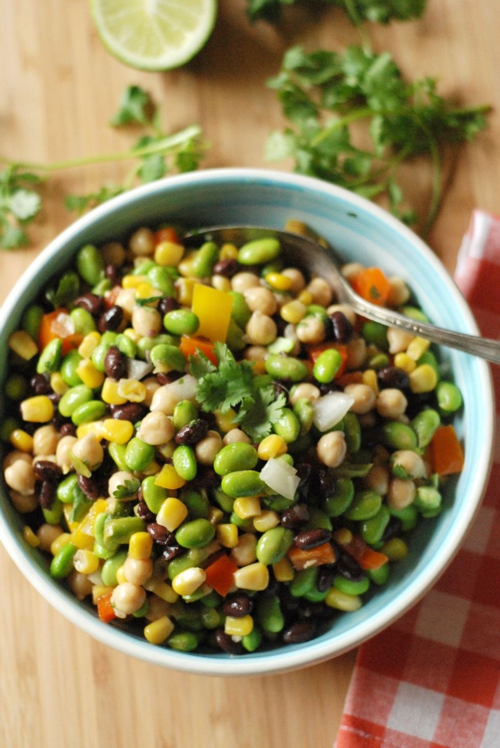Black Bean & Edamame Salad - My Recipe Magic