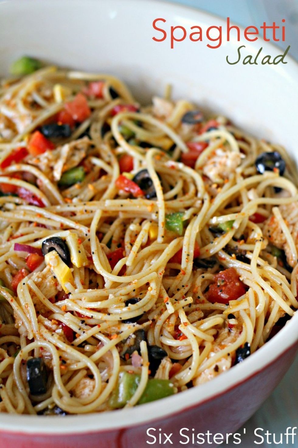 Spaghetti Salad Recipe - My Recipe Magic