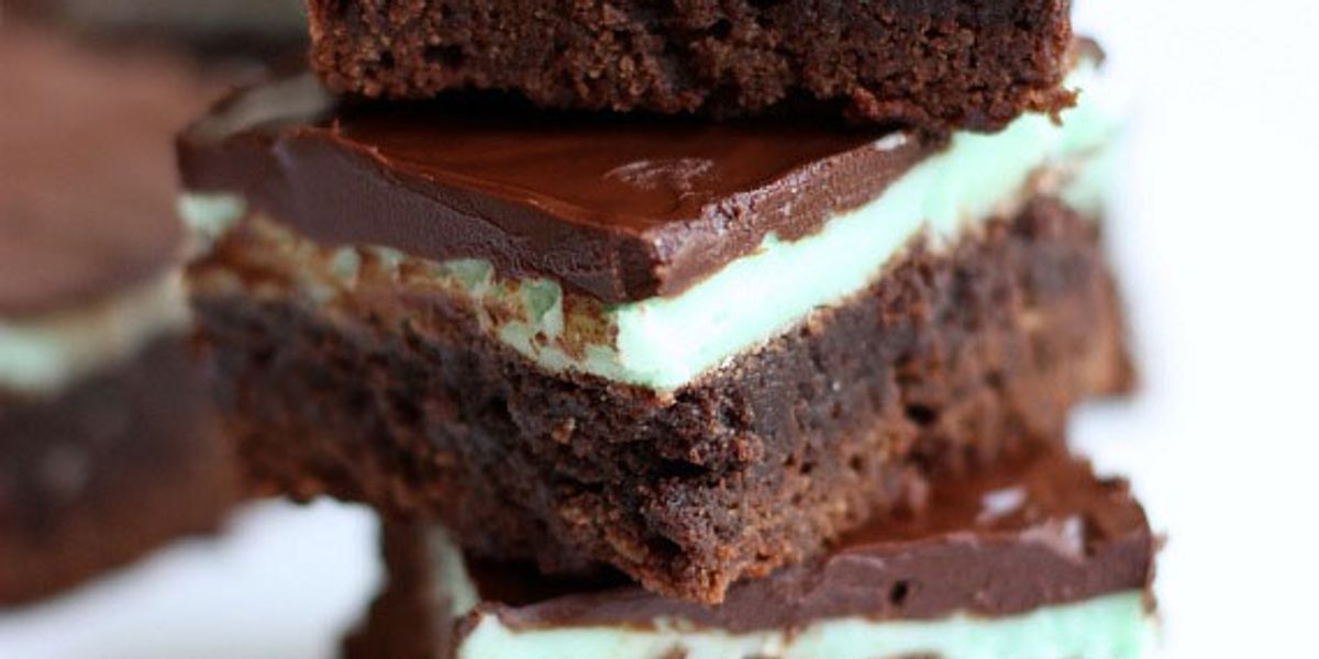 Easy Chocolate Mint Brownies My Recipe Magic