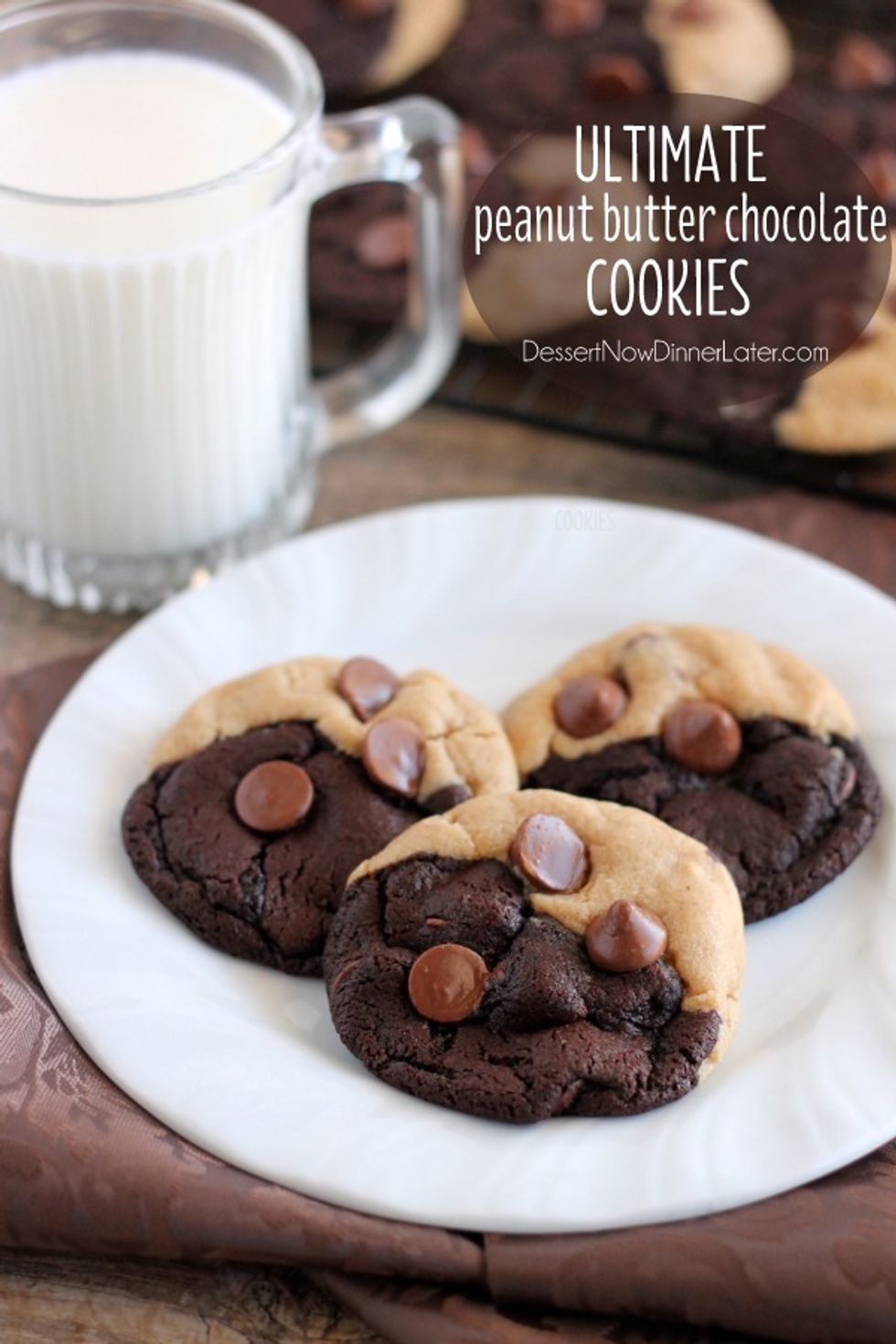 Ultimate Peanut Butter Chocolate Cookies My Recipe Magic