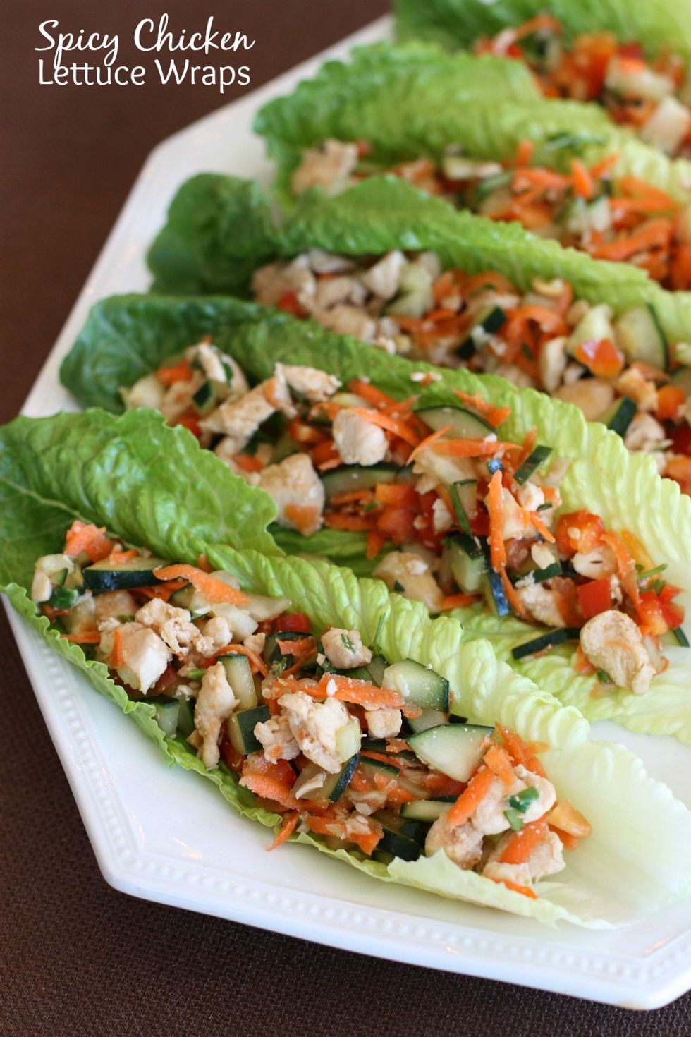 Spicy Chicken Lettuce Wraps - My Recipe Magic