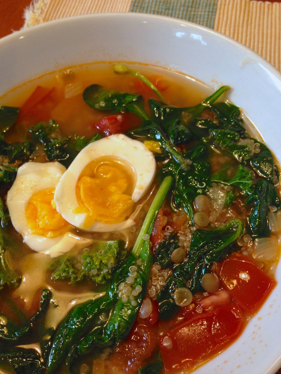 Lentil Quinoa Broth Bowl My Recipe Magic