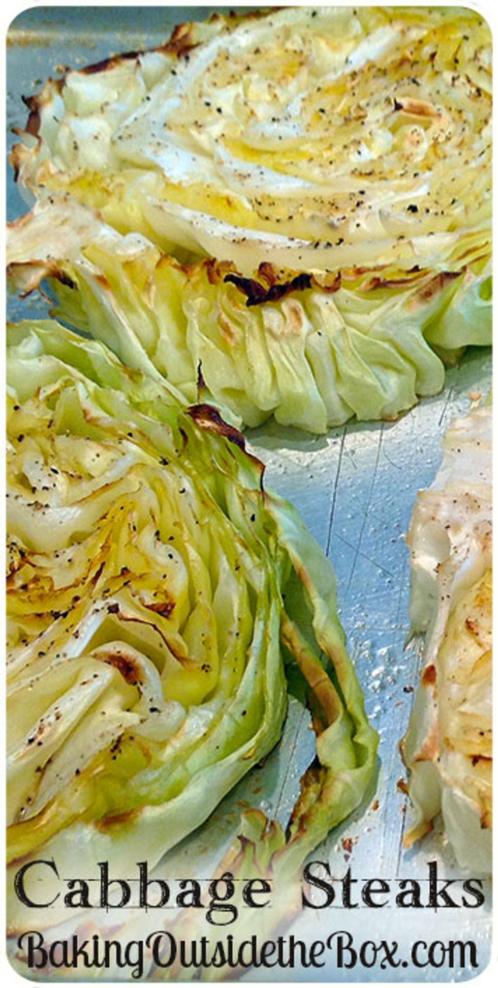 Cabbage Steaks Recipe Grilled or Baked My Recipe Magic