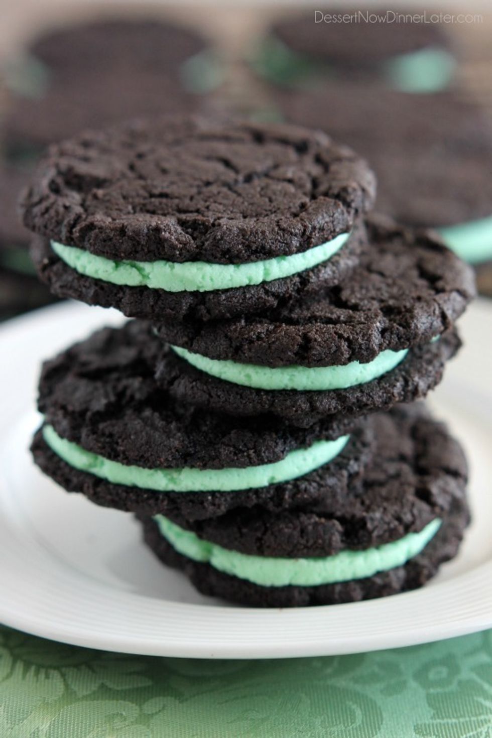 Homemade Mint Oreos - My Recipe Magic