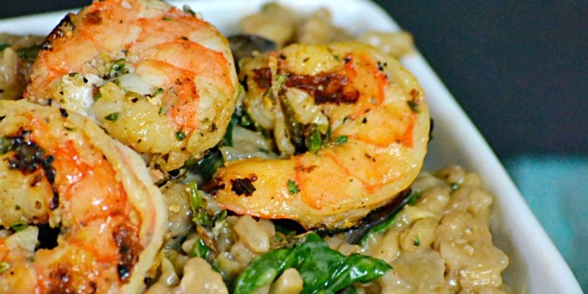 Marsala Risotto with Herbed Shrimp My Recipe Magic