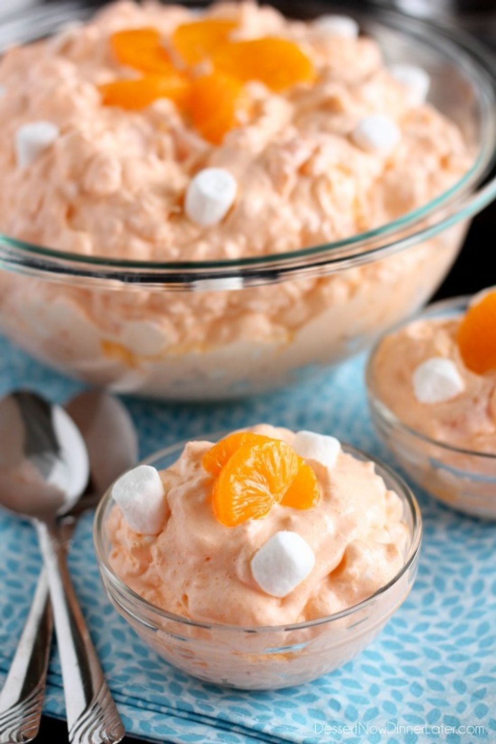 Orange Fluff Fruit Salad - My Recipe Magic