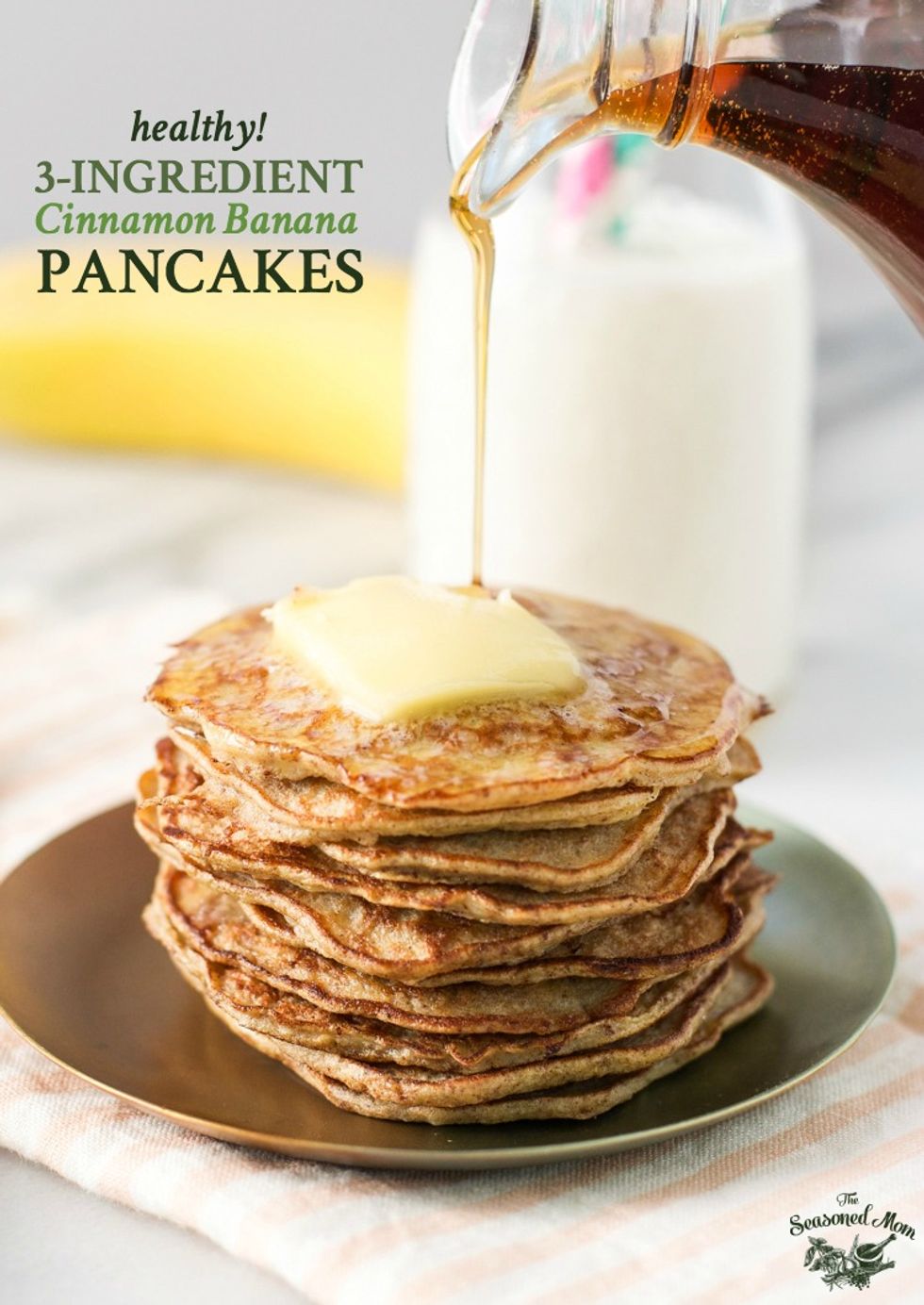 3 Ingredient Healthy Banana Pancakes - My Recipe Magic