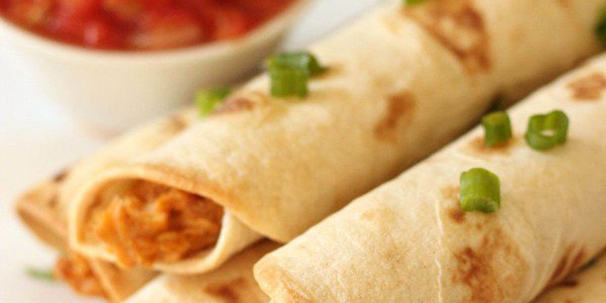 Slow Cooker Cheesy Chicken Taquitos My Recipe Magic