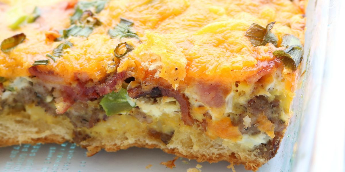 Bacon and Sausage Breakfast Casserole My Recipe Magic