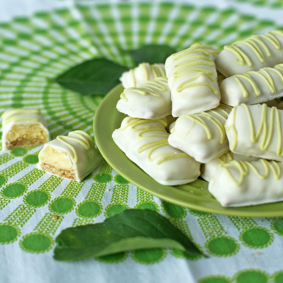 Key Lime White Chocolate Mini Bars - My Recipe Magic