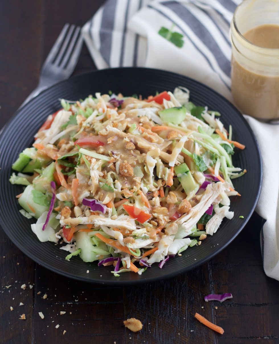 Thai Chicken Crunch Slaw Salad My Recipe Magic
