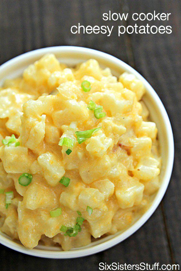 Slow Cooker Cheesy Potatoes Recipe - My Recipe Magic