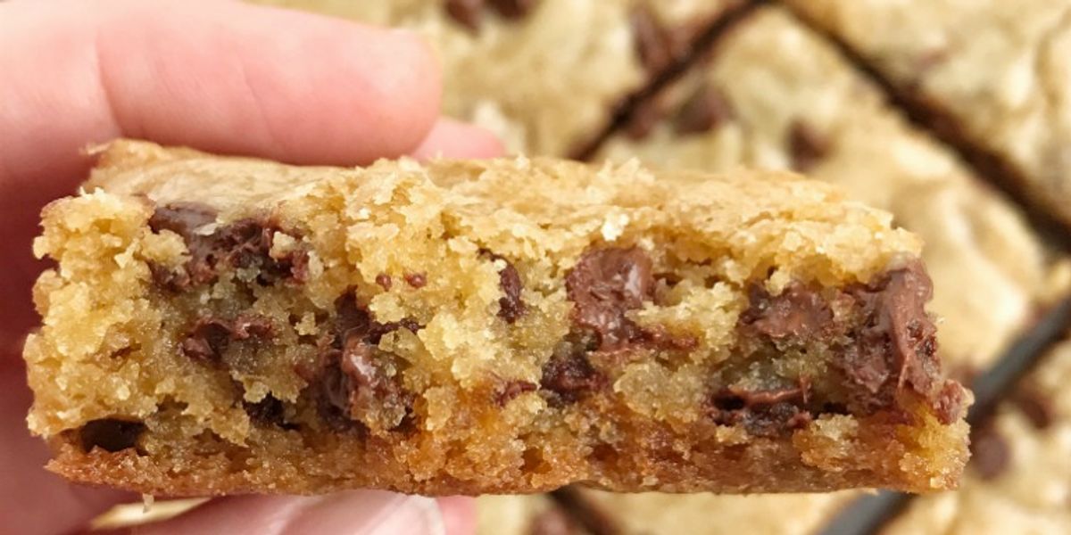 Chocolate Chip Cookie Blondie Bars My Recipe Magic