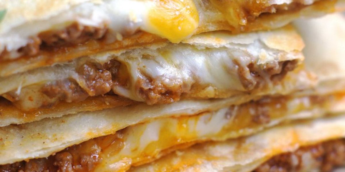 Cheesy Ground Beef Quesadillas My Recipe Magic