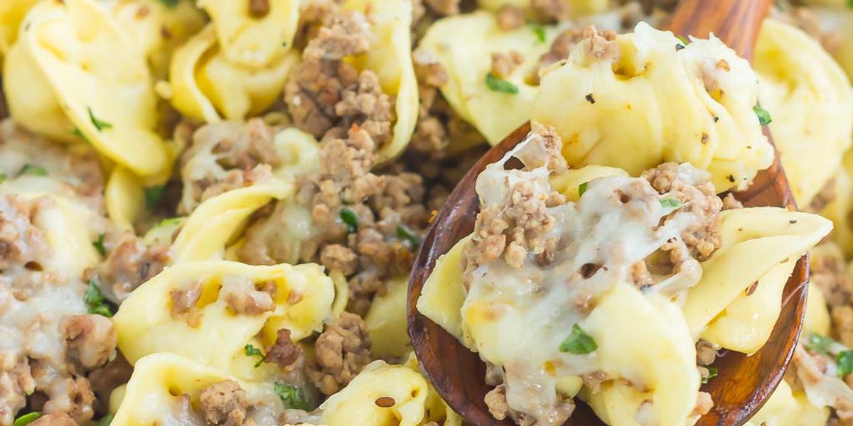 Cheesy Beef Tortellini Skillet My Recipe Magic