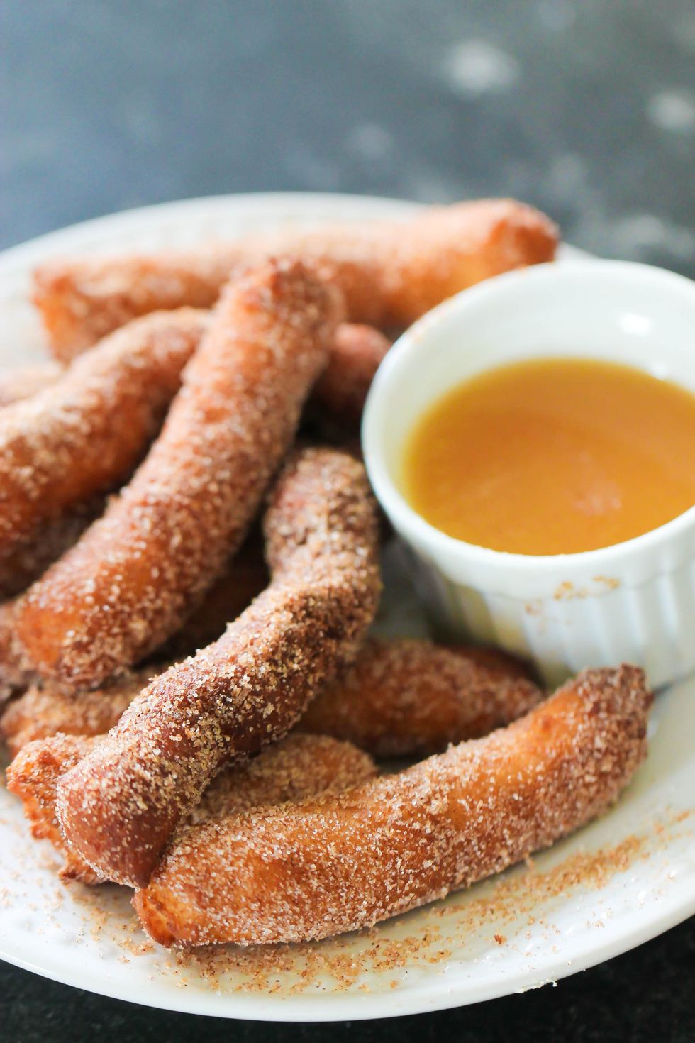 Churro Fries with Honey Butter Sauce - My Recipe Magic