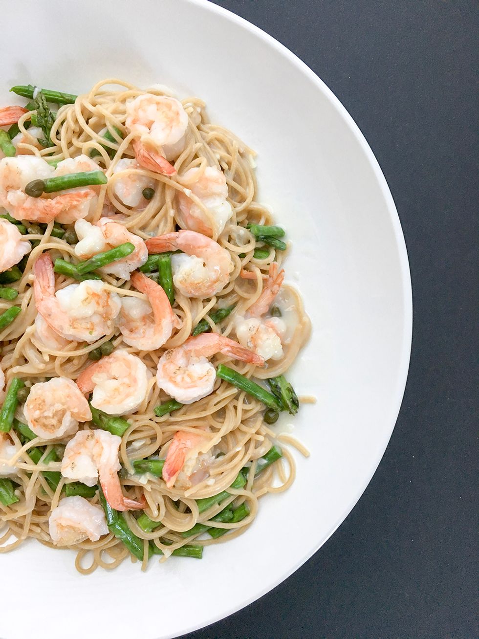 Creamy Shrimp Asparagus Pasta (No Cream) - My Recipe Magic