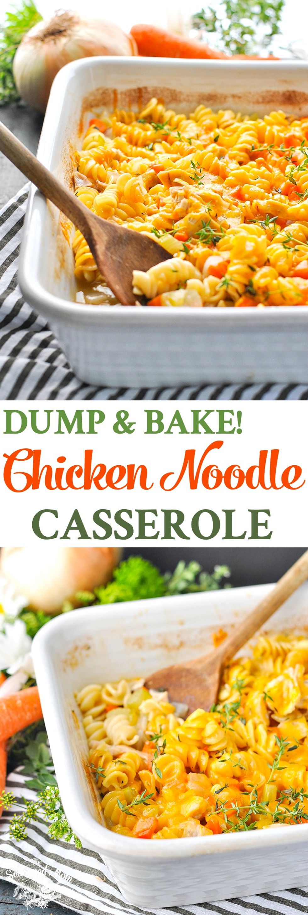 Dump And Bake Chicken Noodle Casserole My Recipe Magic