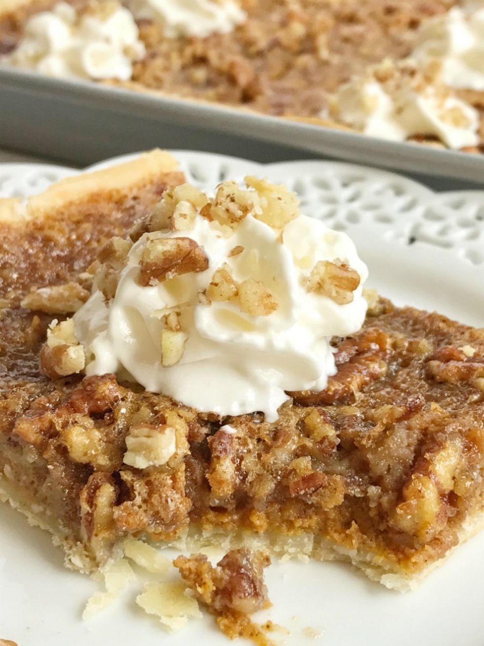 Pumpkin Pecan Slab Pie - My Recipe Magic