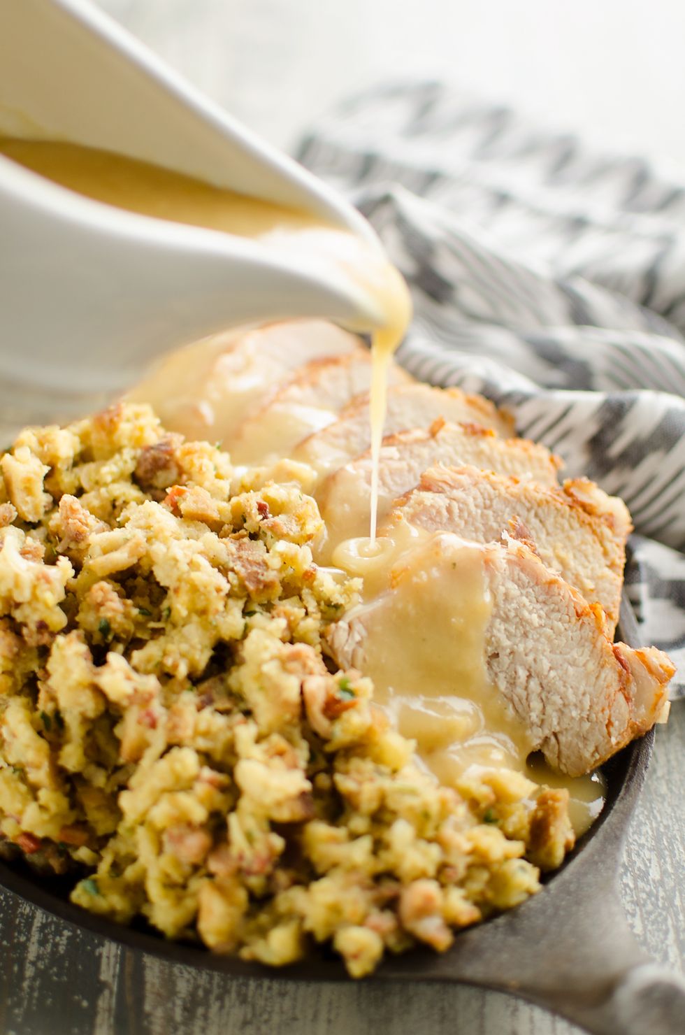 Pressure Cooker Pork Loin, Stuffing & Gravy My Recipe Magic